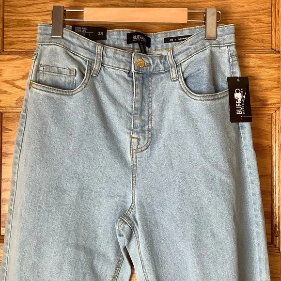 BUFFALO DAVID BITTON Iris High Rise Wide Leg Jeans Size 28 - Picture 4 of 15